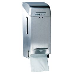 Mediclinics toiletrolhouder (2 rollen) RVS PRO784CS