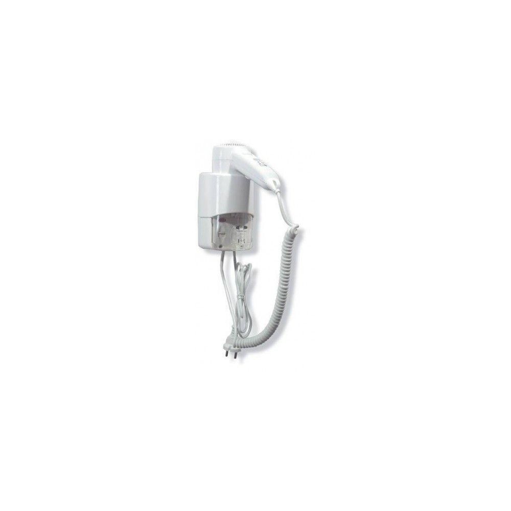 Mediclinics wandhaardroger met pushbutton wit SC0030