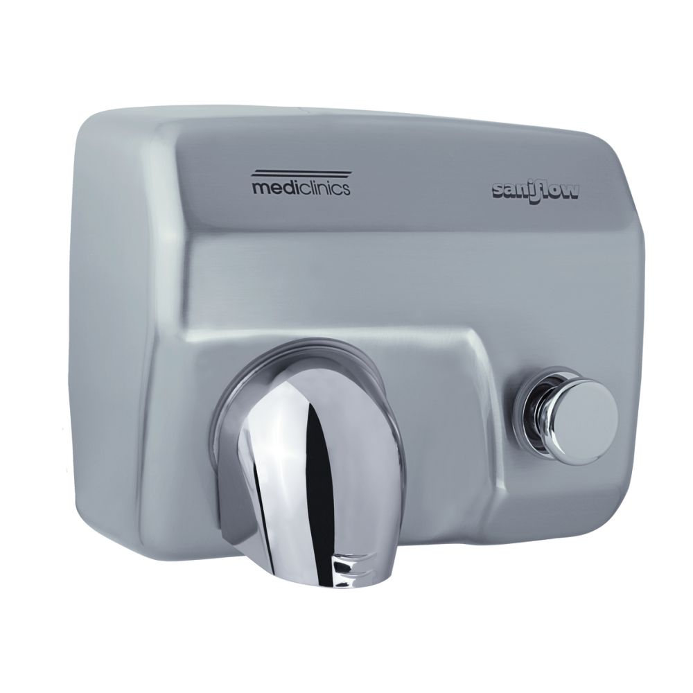 Mediclinics handendroger Saniflow drukknop E88CS