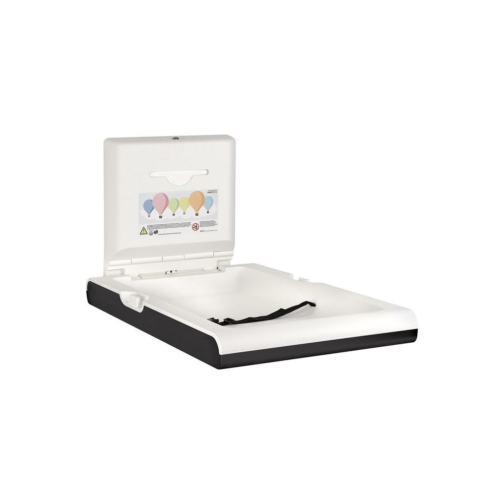 Mediclinics babyverschoontafel verticaal CP0016VCSB - zwart